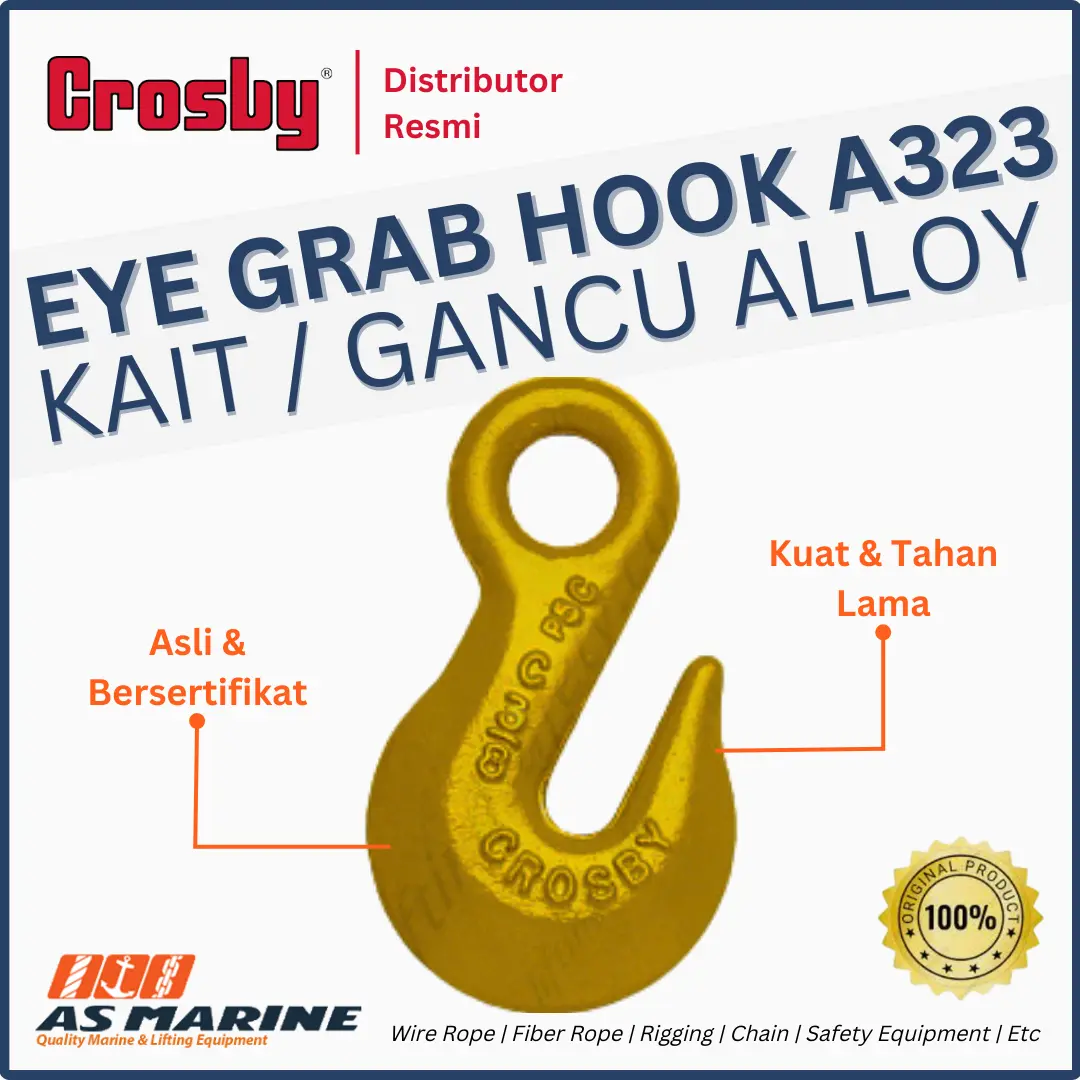 eye grab hook crosby a323